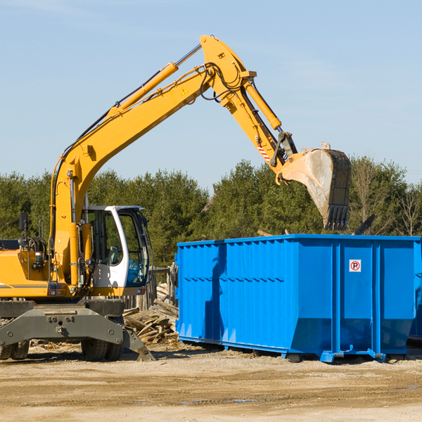 what are the rental fees for a residential dumpster in Eleanor